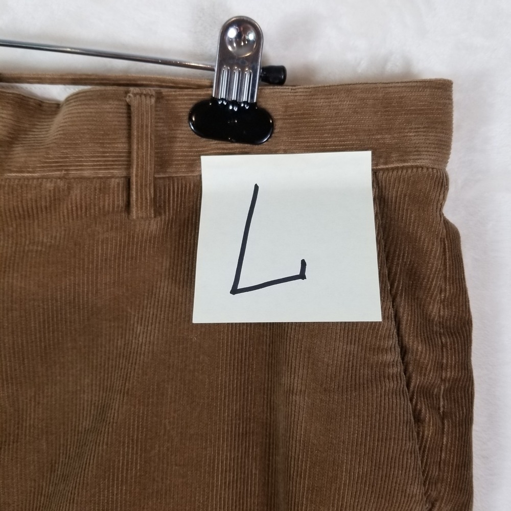 Polo Ralph Lauren Corduroy Pants Men 36/32 Tan‎ Stretch Classic  Brown Trousers - Picture 7 of 7
